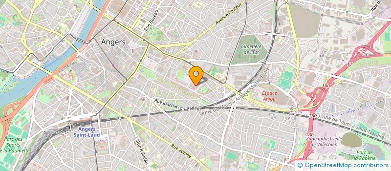 localisation de l'entreprise ARKHEION ANGERS à ANGERS