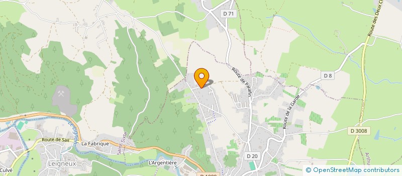 localisation de l'entreprise ARKHELAIS INVEST  BOEN-SUR-LIGNON