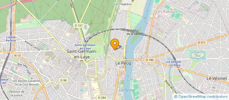 localisation de l'entreprise ARKI PLAN  LE PECQ