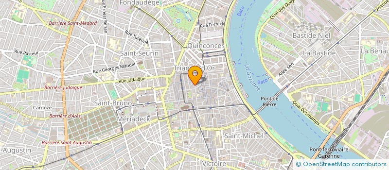localisation de l'entreprise ARKINAT à BORDEAUX