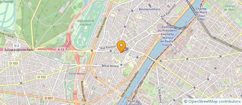 localisation de l'entreprise ARKIPEL à PARIS