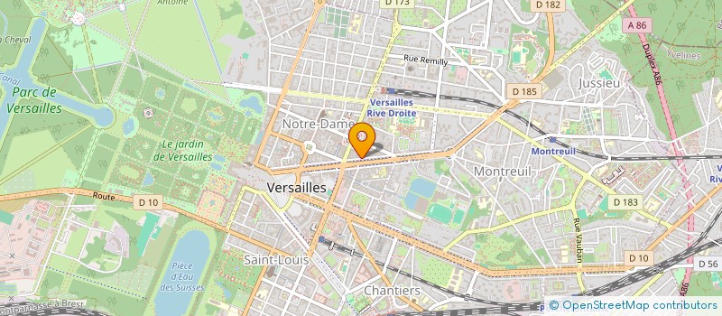 localisation de l'entreprise ARKITEX à VERSAILLES