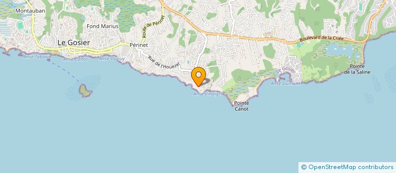 localisation de l'entreprise ARKL  LE GOSIER