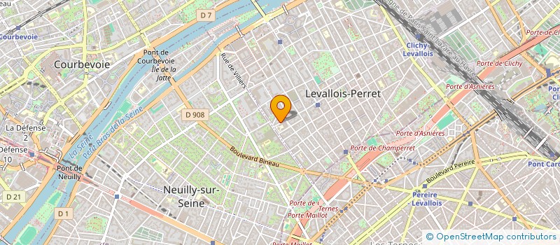 localisation de l'entreprise ARKLEAD N7 à LEVALLOIS-PERRET