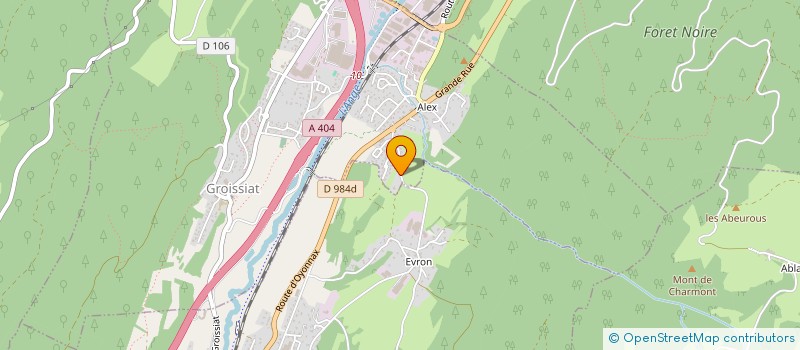 localisation de l'entreprise ARKO 01 à GROISSIAT