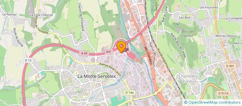 localisation de l'entreprise ARKO à LA MOTTE-SERVOLEX