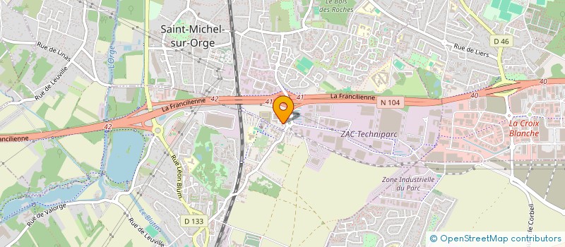 localisation de l'entreprise ARKO HABITAT à SAINT-MICHEL-SUR-ORGE