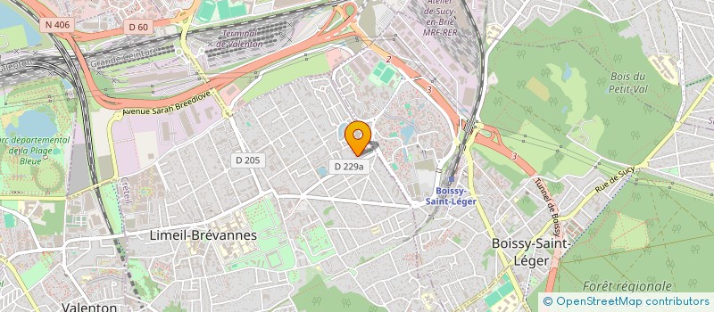 localisation de l'entreprise ARKO SERVICES à LIMEIL-BREVANNES