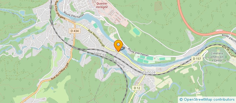 localisation de l'entreprise ARKO SYSTEMS à EPINAL