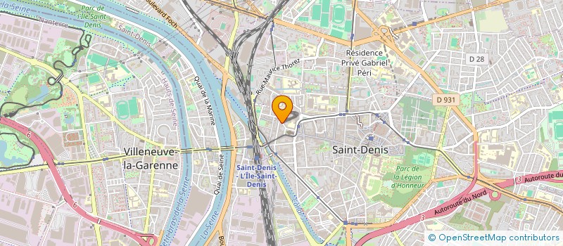 localisation de l'entreprise ARKOD INGENIERIE à SAINT-DENIS