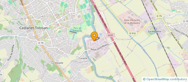 localisation de l'entreprise ARKOGEOS  CASTANET-TOLOSAN