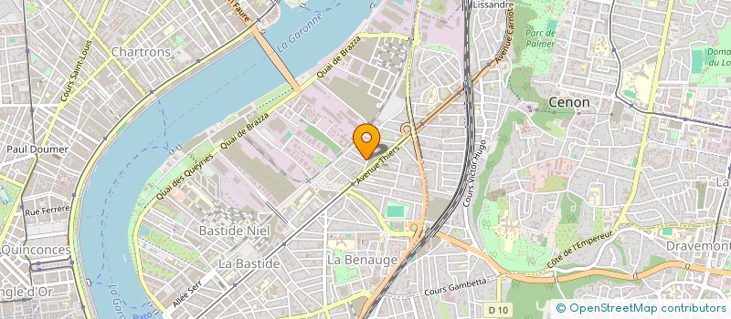 localisation de l'entreprise ARKOHOME à BORDEAUX