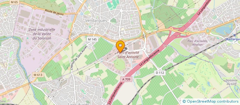 localisation de l'entreprise ARKOLIA INVEST 38  SAINT-AUNES