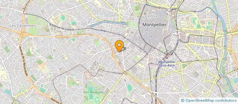 localisation de l'entreprise ARKOM à MONTPELLIER