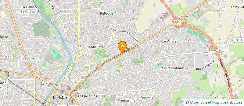 localisation de l'entreprise ARKONCEPT  LE MANS