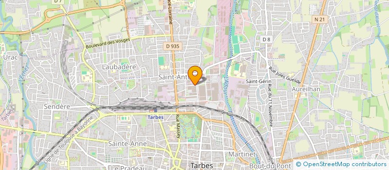 localisation de l'entreprise ARKONECT  TARBES