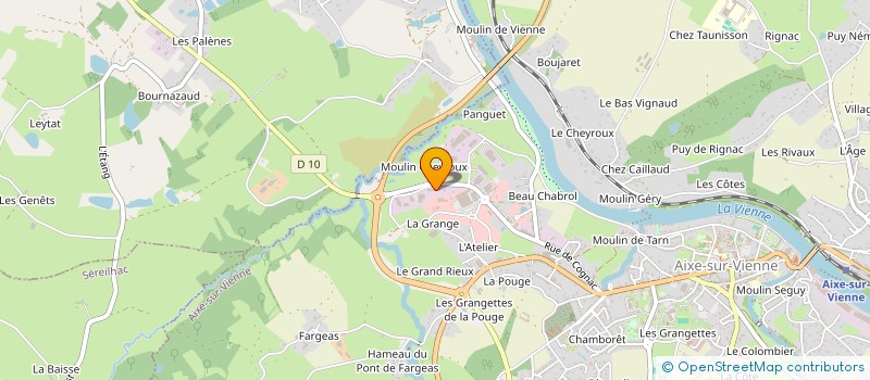 localisation de l'entreprise ARKONIS à AIXE-SUR-VIENNE