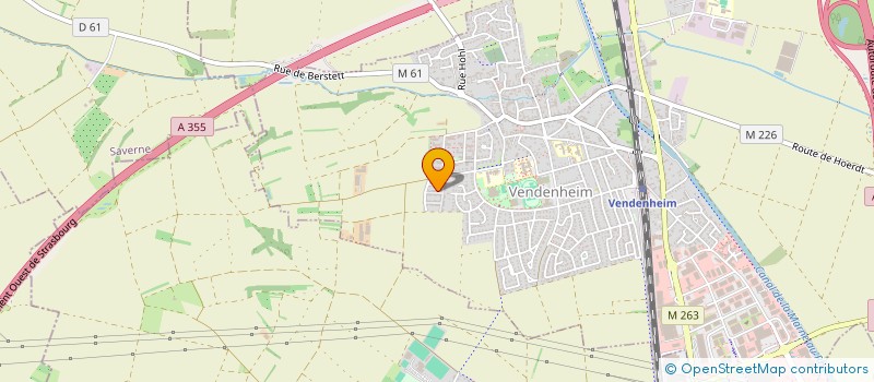 localisation de l'entreprise ARKOS  VENDENHEIM