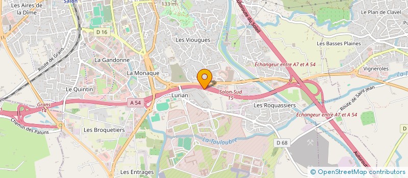 localisation de l'entreprise ARKOS BATIMENT à SALON-DE-PROVENCE