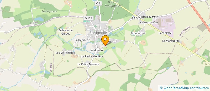 localisation de l'entreprise ARKOS INVEST  BRETIGNOLLES