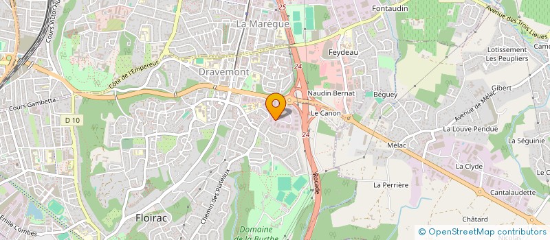 localisation de l'entreprise ARKOVAL à FLOIRAC