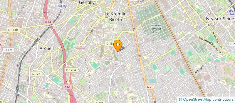 localisation de l'entreprise ARKPORT  LE KREMLIN-BICETRE