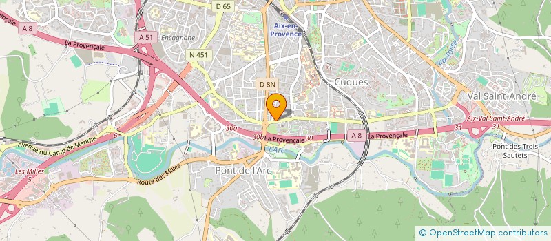 localisation de l'entreprise ARKSTUDIO à AIX-EN-PROVENCE