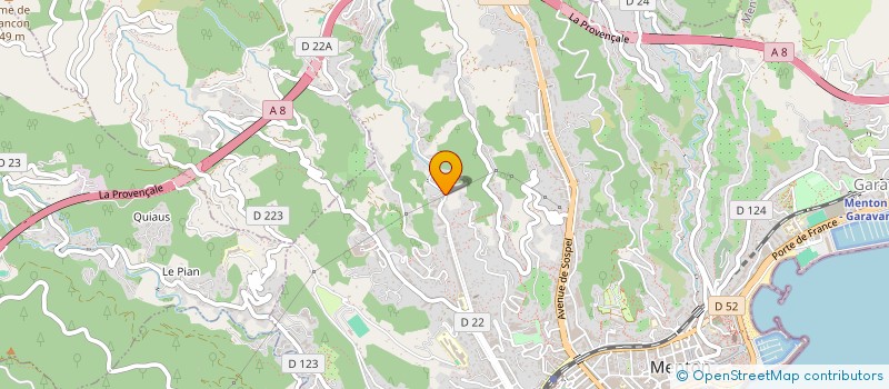 localisation de l'entreprise ARKTECH à MENTON