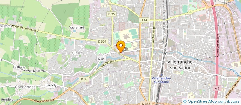 localisation de l'entreprise ARKTIKA INTERNATIONAL à VILLEFRANCHE-SUR-SAONE