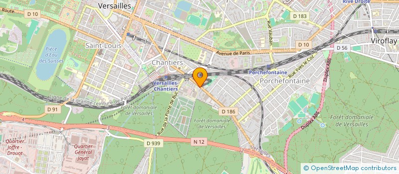 localisation de l'entreprise ARKTOS à VERSAILLES