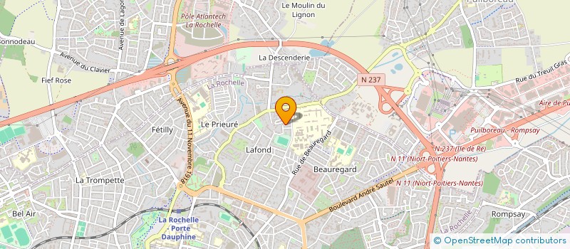 localisation de l'entreprise ARKWAY à LA ROCHELLE