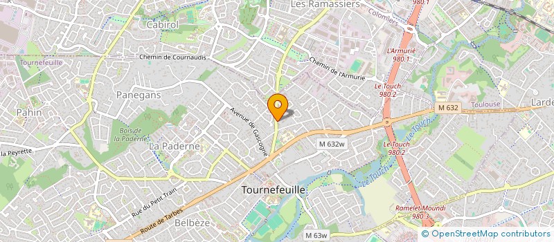 localisation de l'entreprise ARKYN  TOURNEFEUILLE