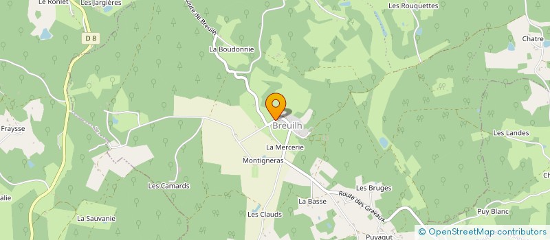 localisation de l'entreprise ARL-ANAIS  SANILHAC