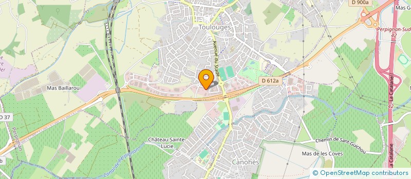 localisation de l'entreprise ARL CONSTRUCTION à TOULOUGES