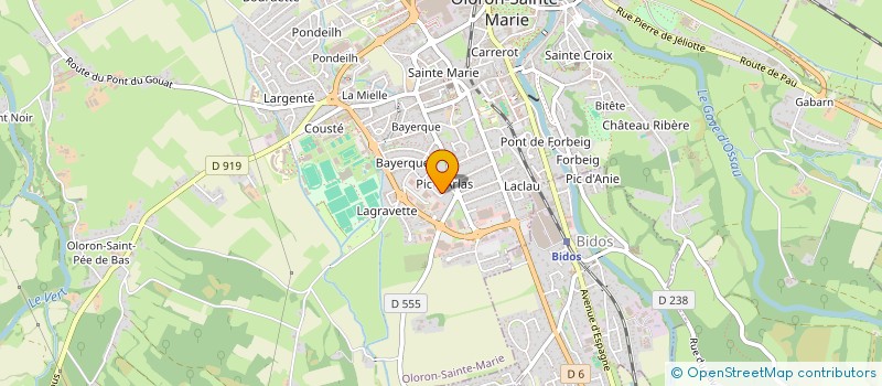 localisation de l'entreprise ARLA 3  OLORON SAINTE MARIE