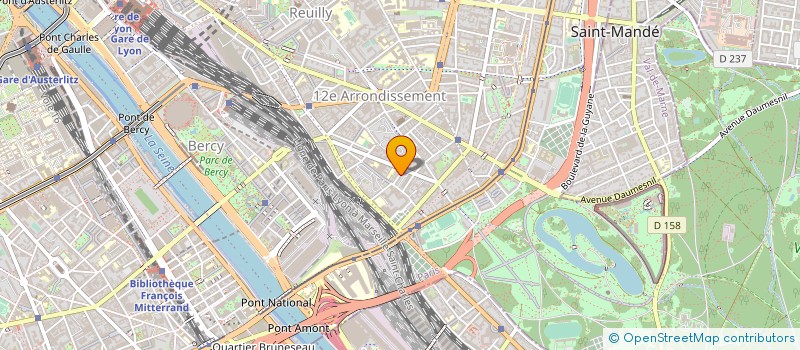 localisation de l'entreprise ARLA  PARIS