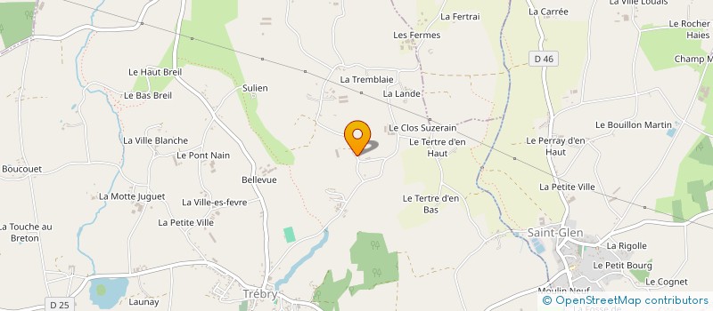 localisation de l'entreprise ARLA  TREBRY