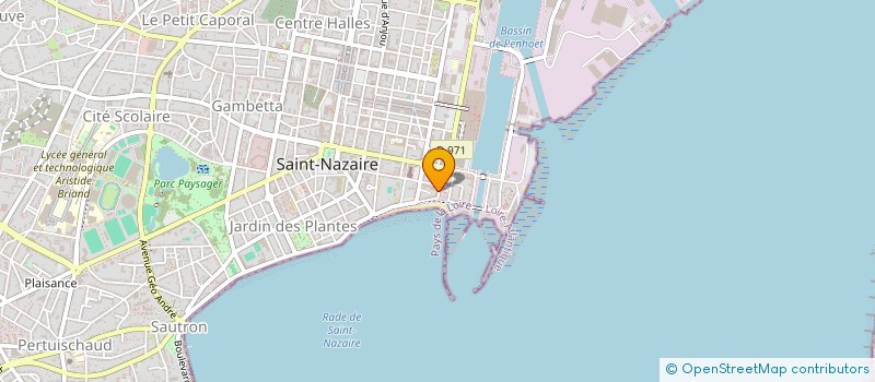 localisation de l'entreprise ARLAB  SAINT-NAZAIRE