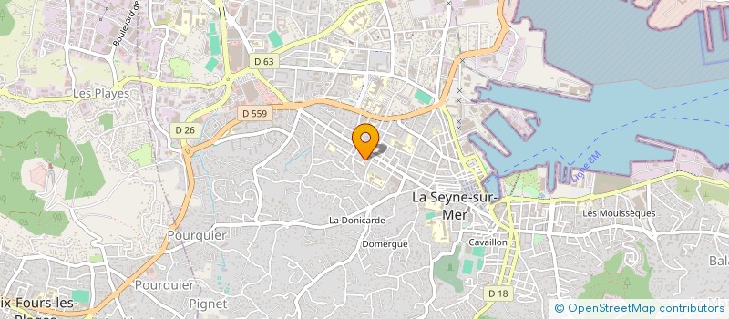 localisation de l'entreprise ARLAFF à LA SEYNE SUR MER