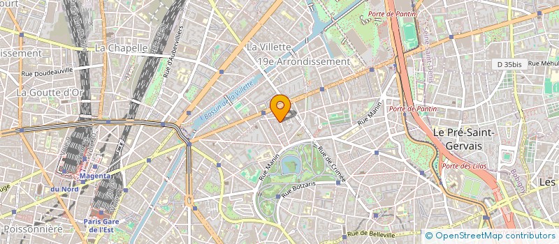 localisation de l'entreprise ARLANDA  PARIS