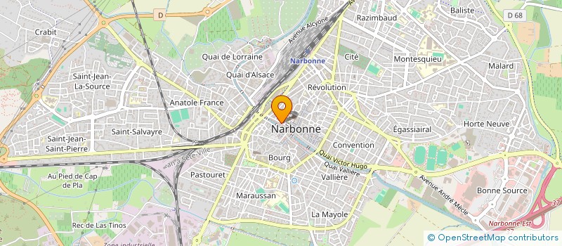 localisation de l'entreprise ARLANDIS CHRISTIANE ET ADAN ROBERT à NARBONNE