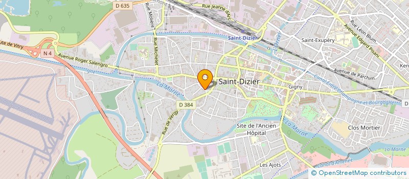 localisation de l'entreprise ARLANDIS, INVERNIZZI, MASS & PASTOR - SAGESMART à SAINT-DIZIER