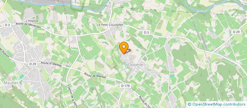 localisation de l'entreprise ARLANGELUC  OPPEDE