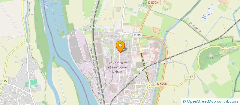 localisation de l'entreprise ARLATEX à ARLES