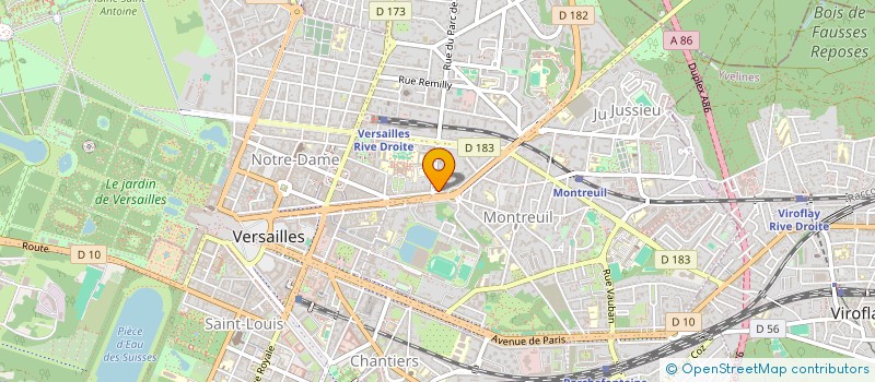 localisation de l'entreprise ARLAU CONSEIL à VERSAILLES