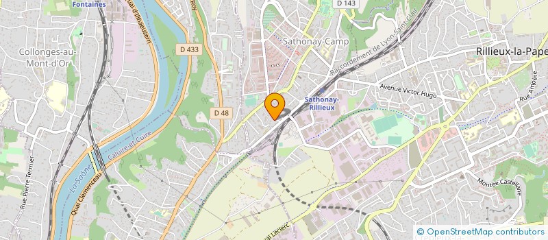 localisation de l'entreprise ARLAUD FRANCOIS GRIMALDI L  SATHONAY-CAMP