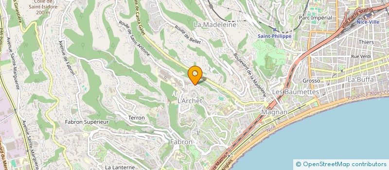 localisation de l'entreprise ARLAUTAXI à NICE