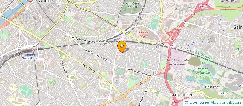 localisation de l'entreprise ARLE à ANGERS