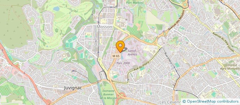 localisation de l'entreprise ARLEGE à MONTPELLIER