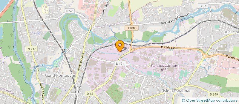 localisation de l'entreprise ARLEM à GOND-PONTOUVRE